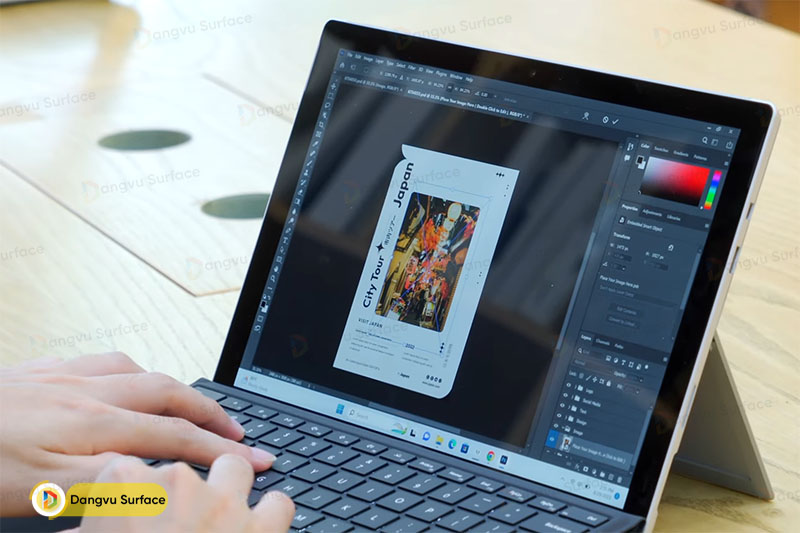 Mặc dù mang thân hình của 1 chiếc tablet, nhưng Surface Pro 6 sẽ cho bạn thấy bất ngờ về mặt hiệu năng