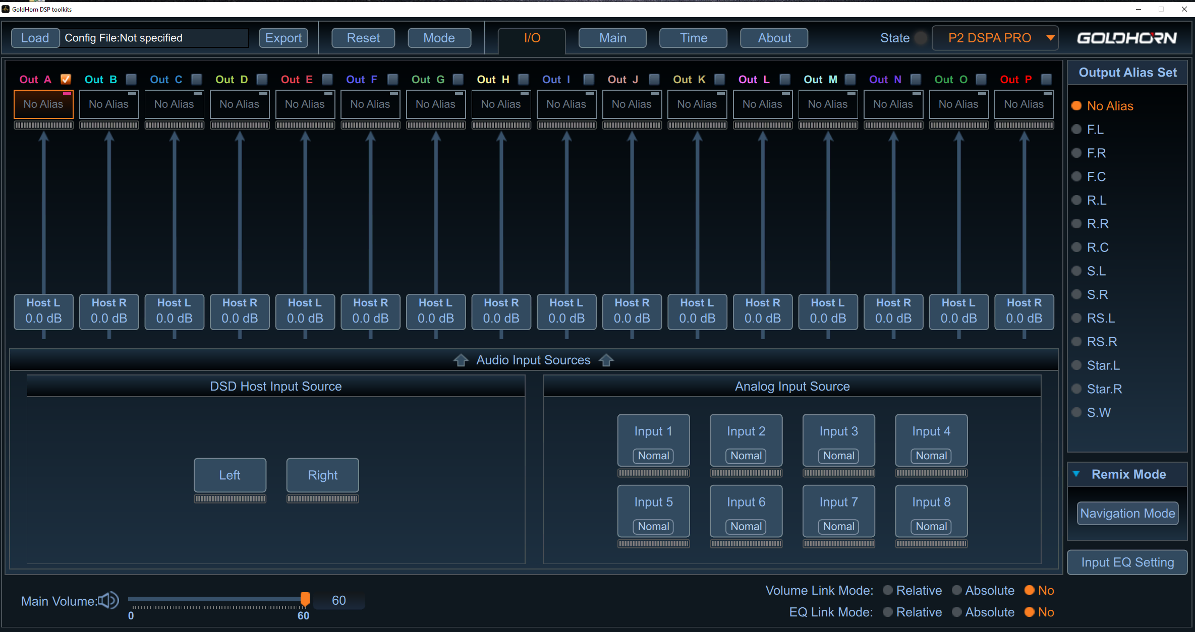 App Goldhorn P2 Pro DSP