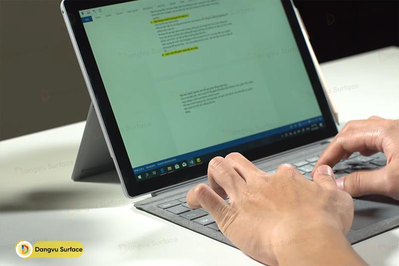 Sự tương tác của Surface với Windows 10 và Office là cực kỳ cao