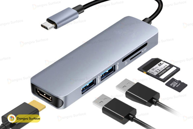 Tìm hiểu ngay Hub type C 5 in1 vô cùng nhỏ gọn và tiện lợi