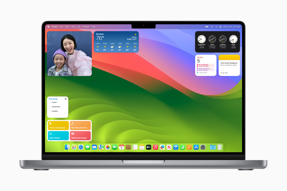 MacBook Air M2 chạy macOS Sonoma