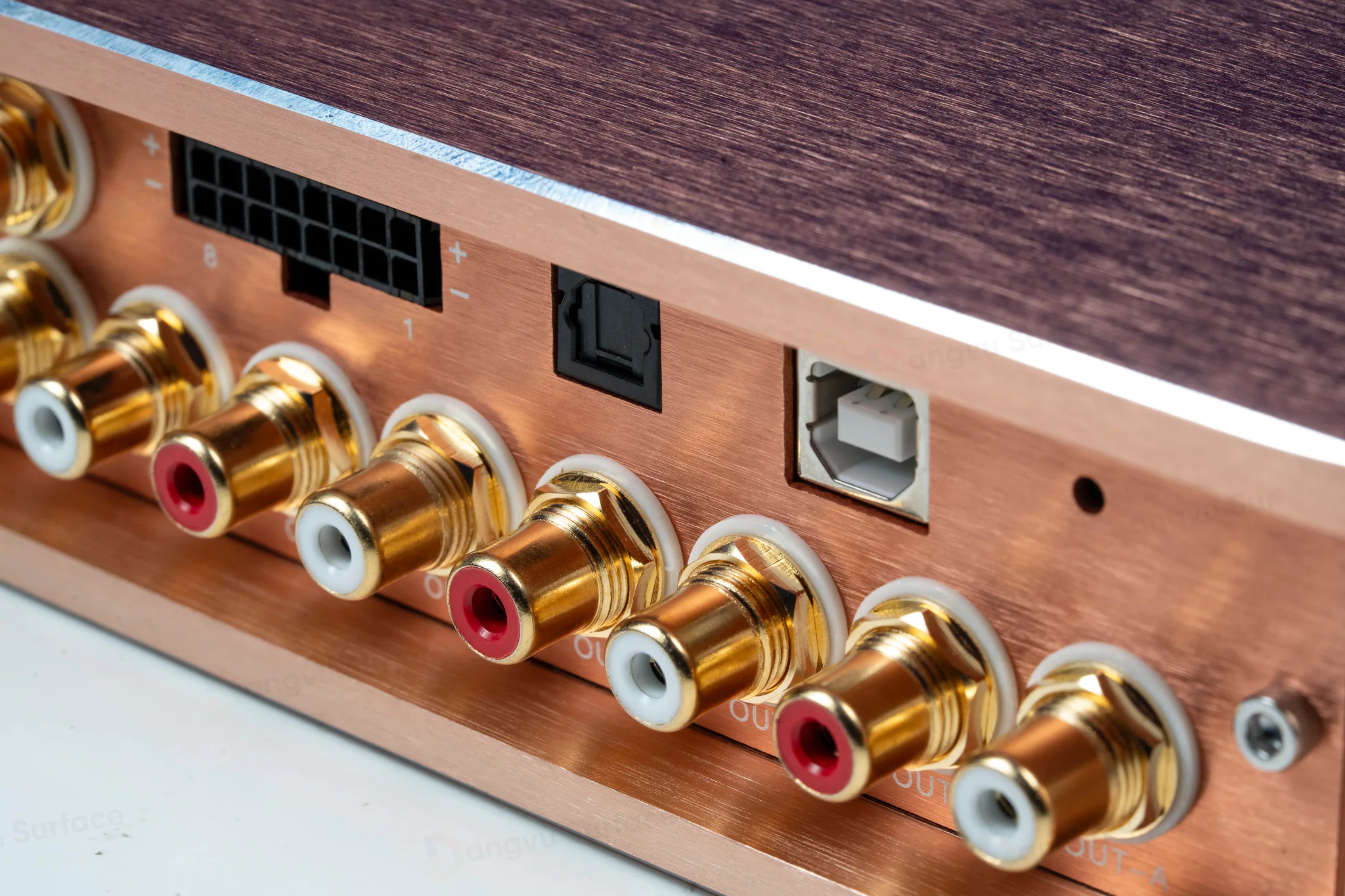 Các cổng kết nối trên DSP Goldhorn P2 Pro V2