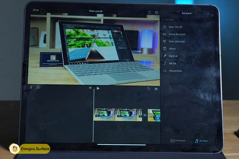 Chỉnh sửa video trên iPad Pro