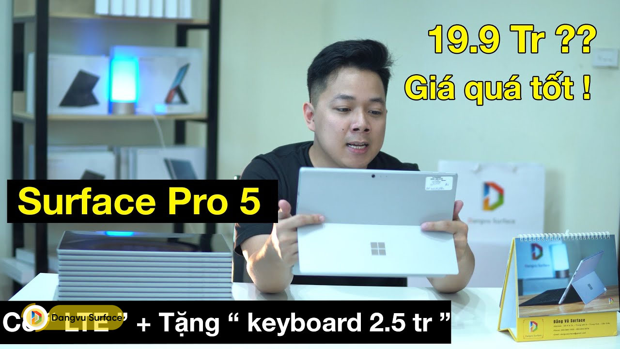 Laptop Hỗ Trợ 4G Chần Chừ Gì Mà Không Chọn Surface Pro 5 LTE