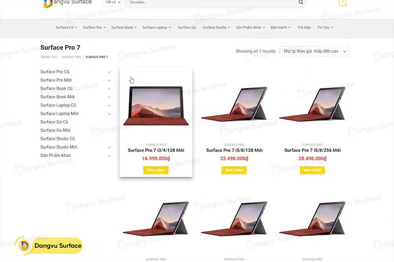 Ở những đời máy Surface Pro trước, khi ra mắt giá lên đến 30 triệu