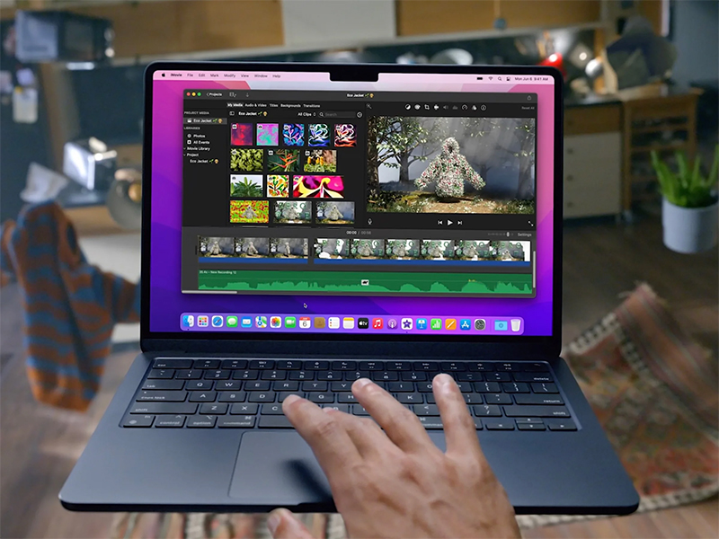 Apple tinh chỉnh bàn phím Magic Keyboard trên Macbook Air M2 rộng rãi hơn
