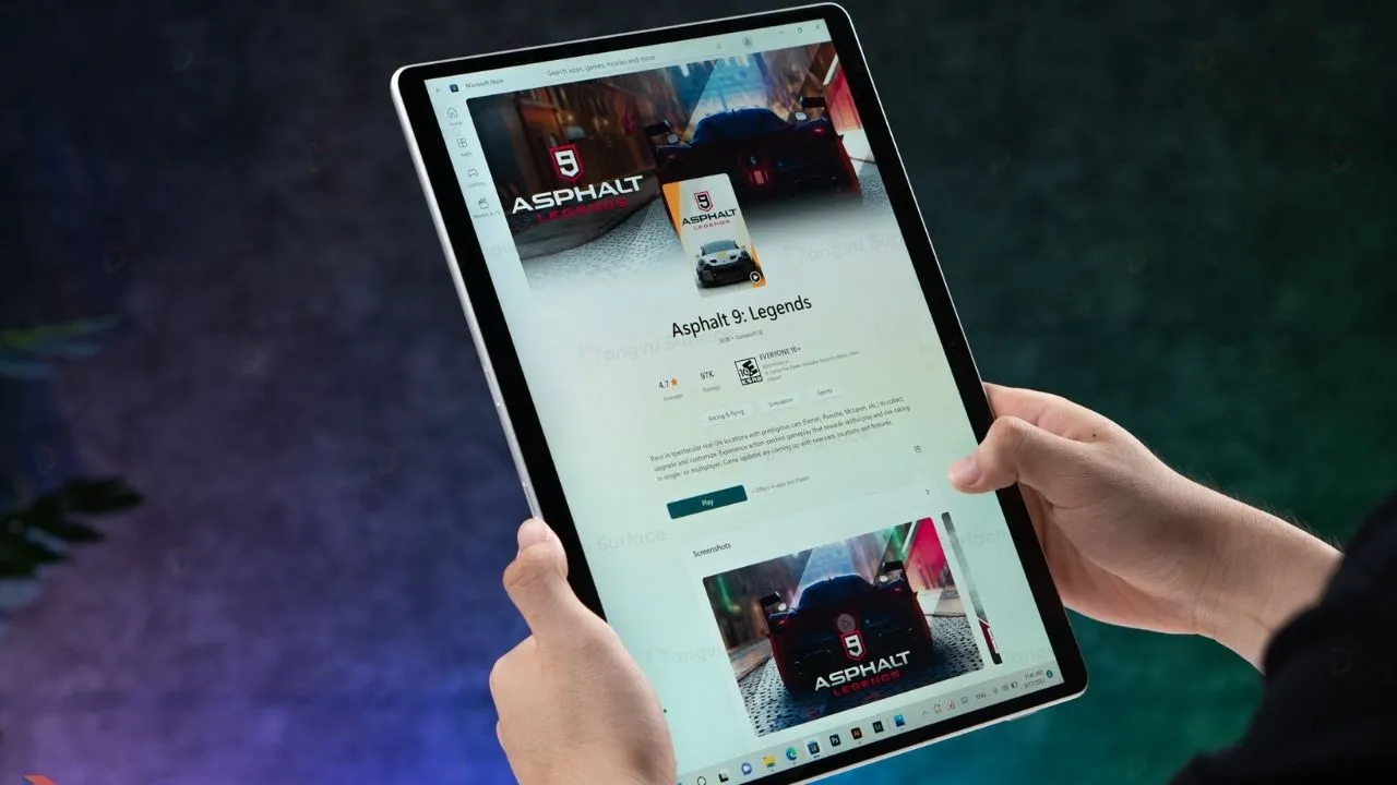 Pro 9 cho phép người dùng tuỳ chỉnh sang dạng tablet dễ dàng