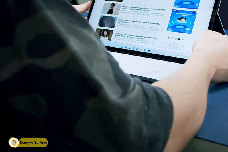Khả năng đa nhiệm tốt trên Surface Laptop Studio