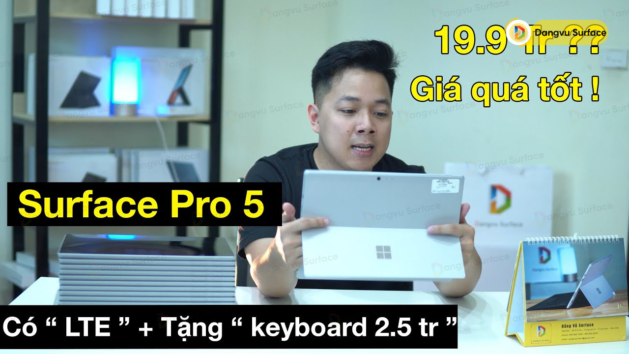 Surface Pro 5 LTE Món Hàng Ngon Bổ Rẻ Trong Năm 2020