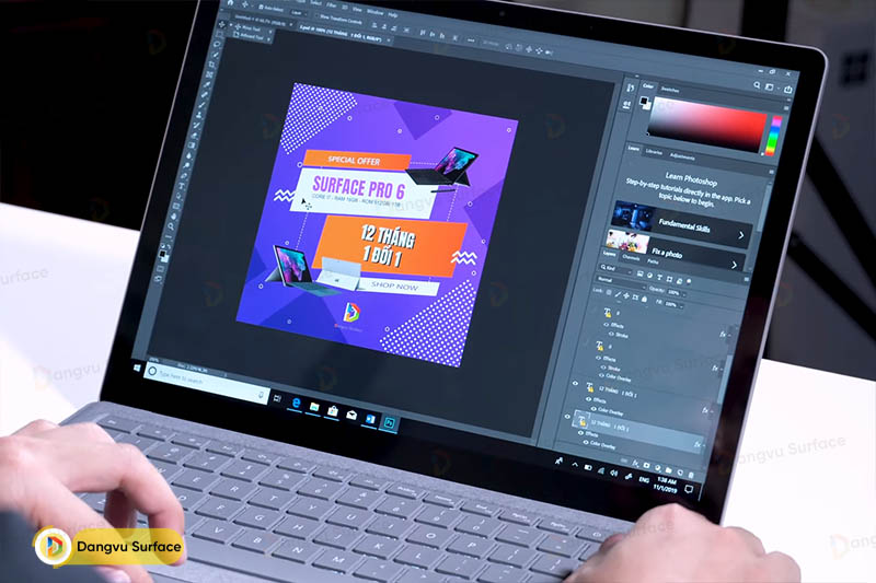 Đồ họa trên Surface Laptop 2