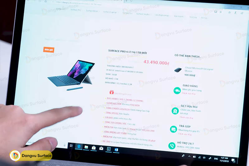Hỗ trợ cảm ứng đa điểm là điểm mạnh của Surface Laptop 2 trước các đối thủ