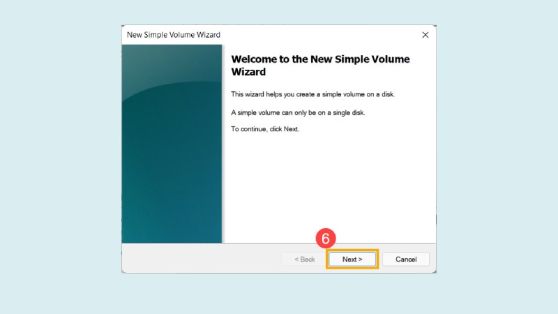 Đặt tên ký hiệu phân vùng tại Assign the following drive letter