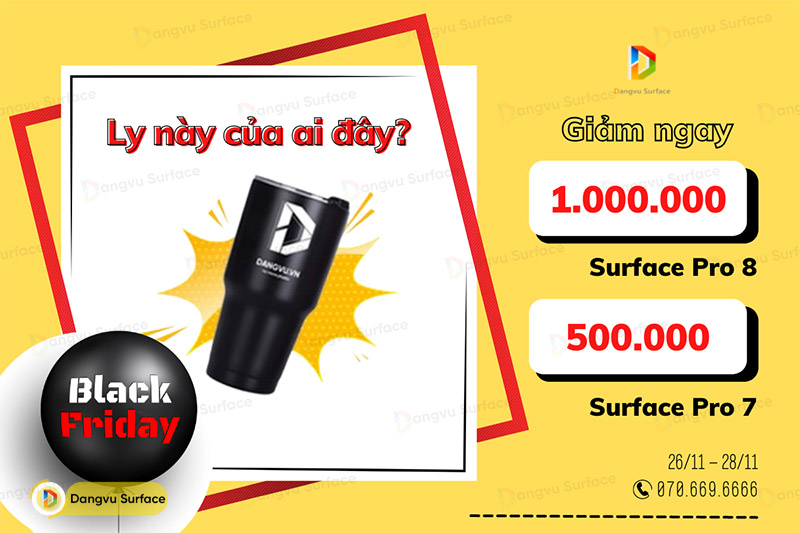 Black Friday, mua Surface ở Đăng Vũ