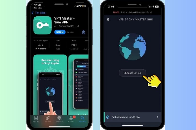 Sử dụng VPN
