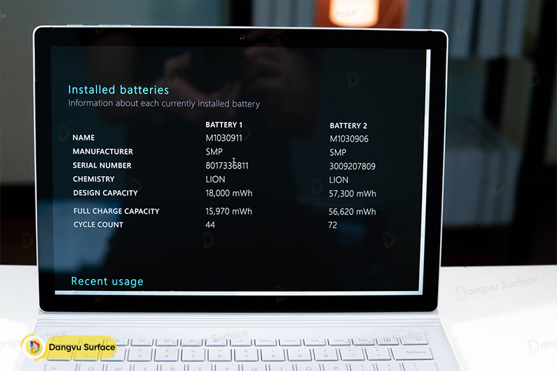 Surface book 2 sẽ cho thời lượng pin tốt hơn