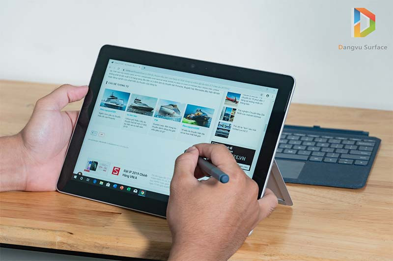 Việc nâng cấp cấu hình giúp Surface Go có thể dùng làm thiết bị chính