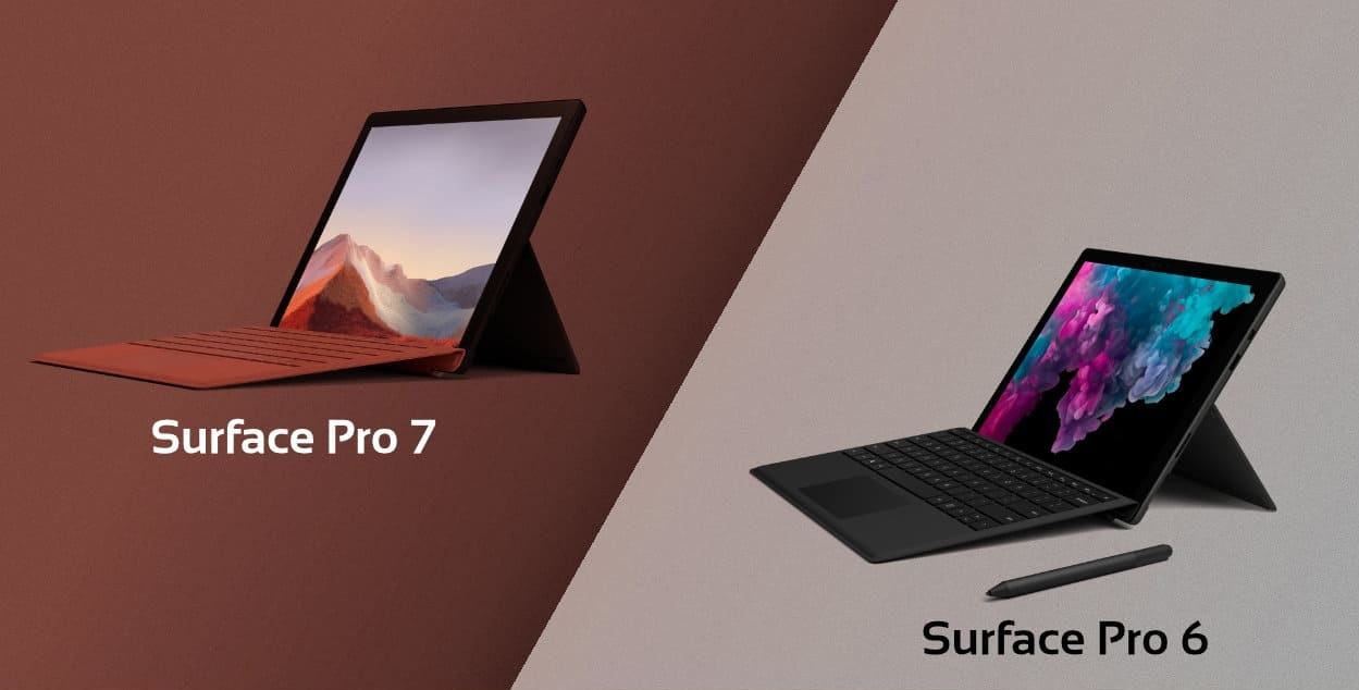 Nếu nhìn ở góc độ này bạn sẽ không thể biết đây là Surface Pro 6 hay Surface Pro 7