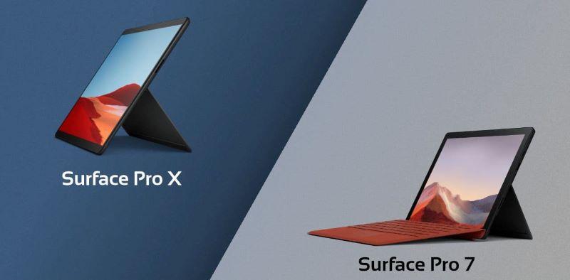 Những điểm khác biệt giữa Surface Pro 7 với Surface Pro X