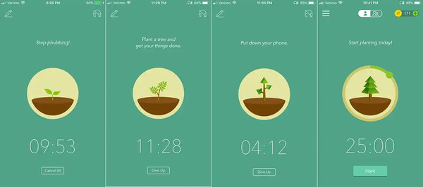 Tiện ích Forest sử dụng phương pháp pomodoro
