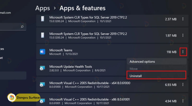 Gỡ cài đặt phần mềm không cần thiết