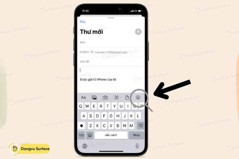 Chèn chữ ký vào email, văn bản