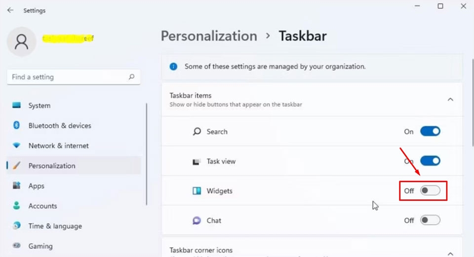 Cách tắt hiển thị thời tiết và tin tức trên thanh taskbar
