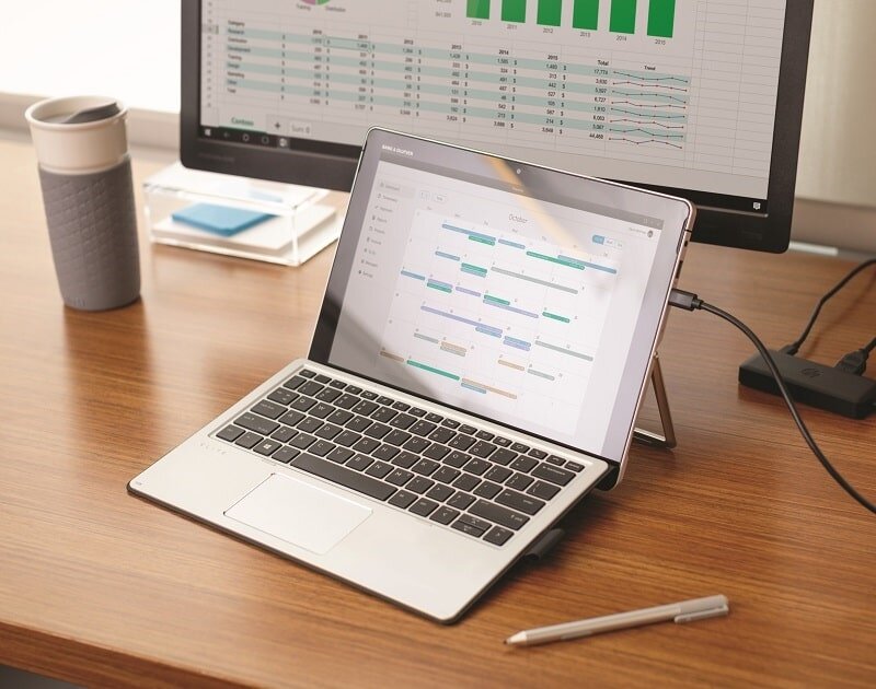 Hp elite có thiết kế gần giống với Surface Pro