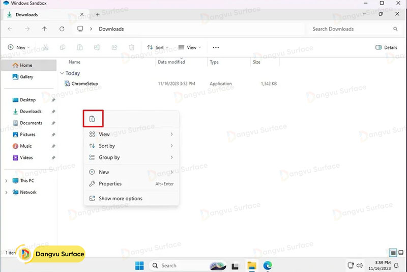 Cách sử dụng máy ảo Windows Sandbox trên Win 11