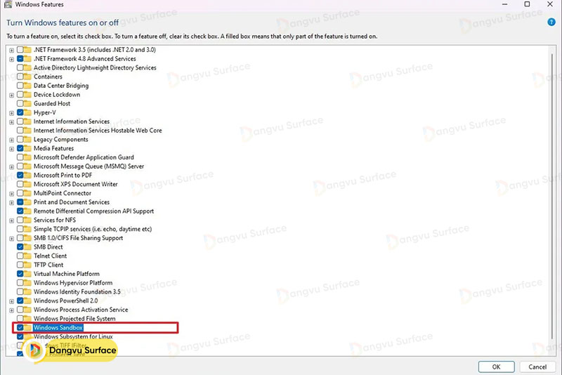 Khởi động Windows Sandbox