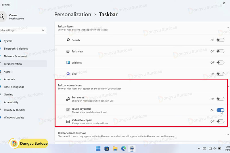 Hướng dẫn cách tắt icon trên Taskbar