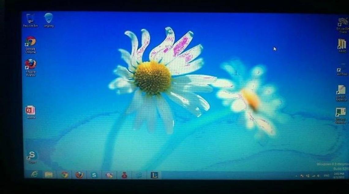 Lỗi màn hình bị bóng mờ