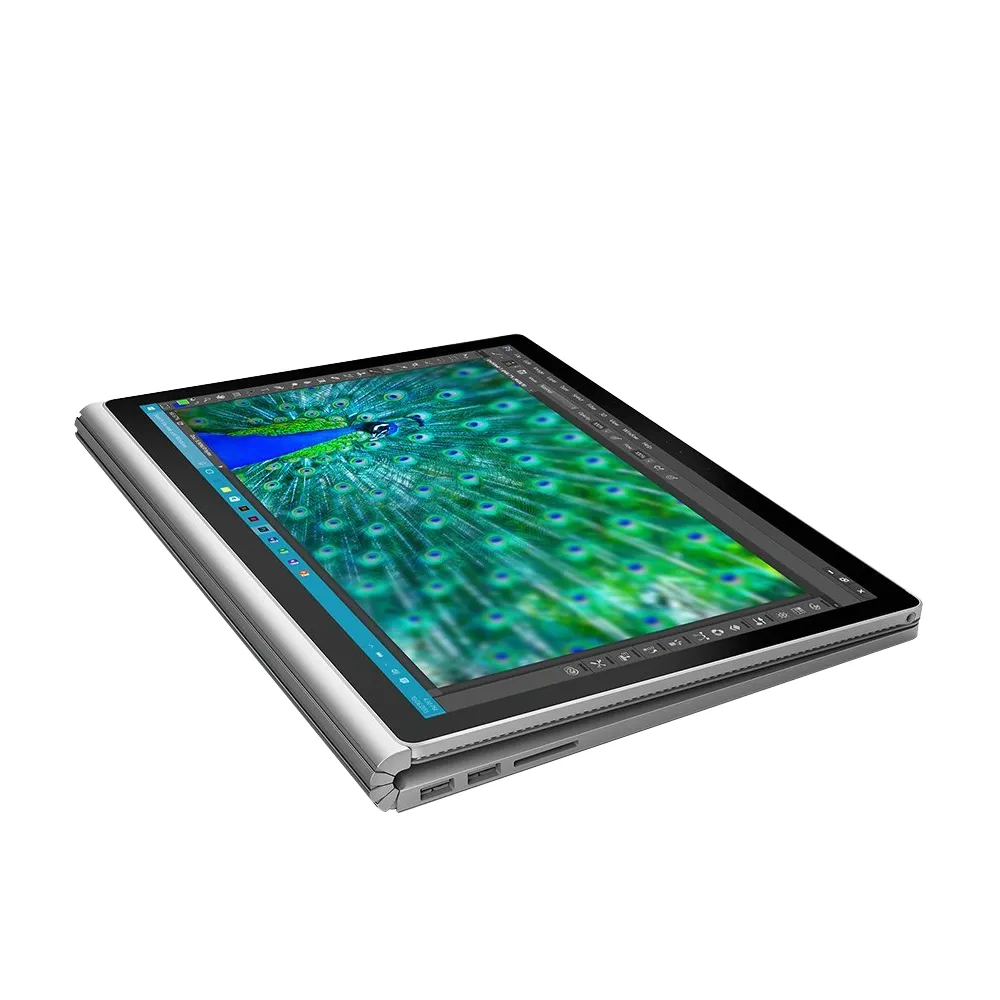 Chiếc máy của nhà Microsoft tựa như một quyển sách được ghép từ 2 phần nhờ bản lề độc đáo