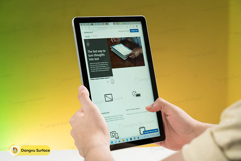 Surface Go 3 hướng đến kiểu dáng laptop 2 trong 1 vừa là máy tính xách tay vừa là máy tính bảng tuyệt vời