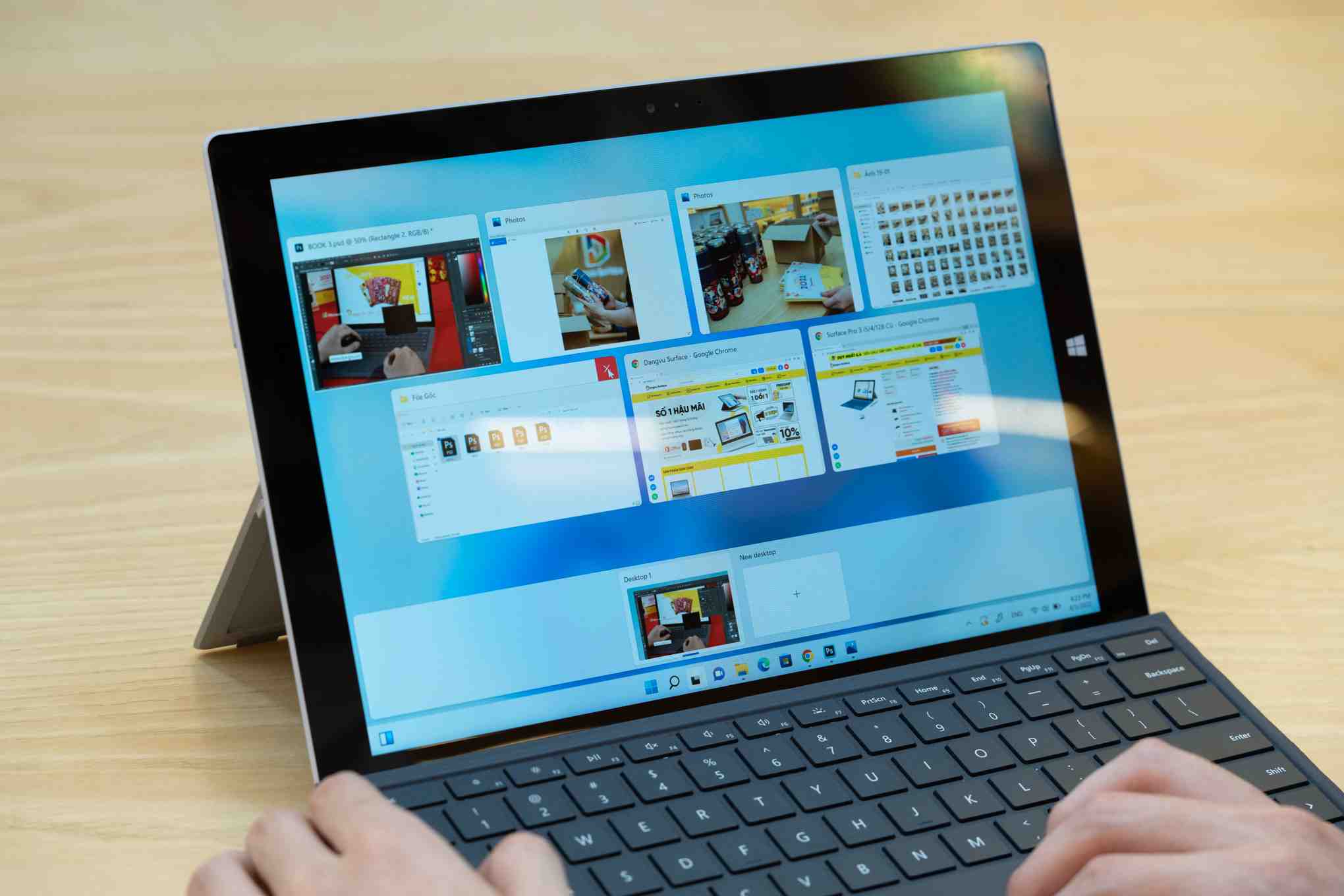 Các đời máy Surface Pro được cái tương tác với nhau cực tốt