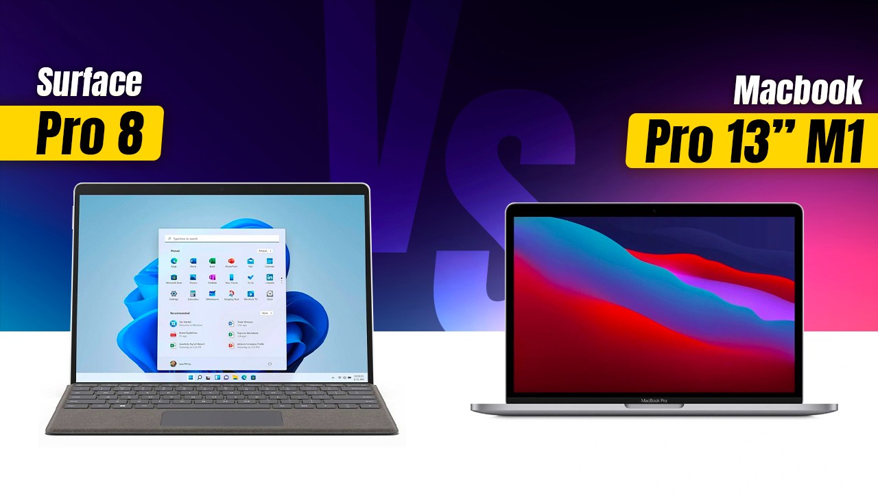 Surface Pro 8 vs Macbook Pro 13 M1