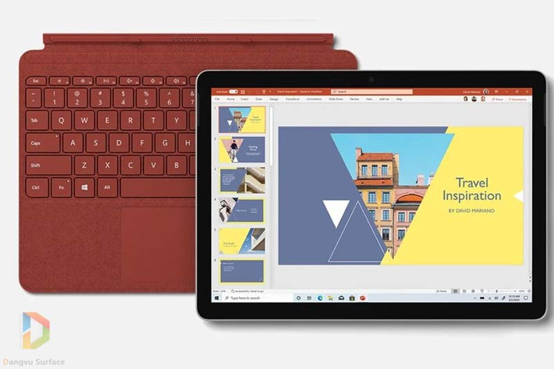 Dùng Surface Go làm việc thì nên dùng nhẹ nhàng nhất có thể