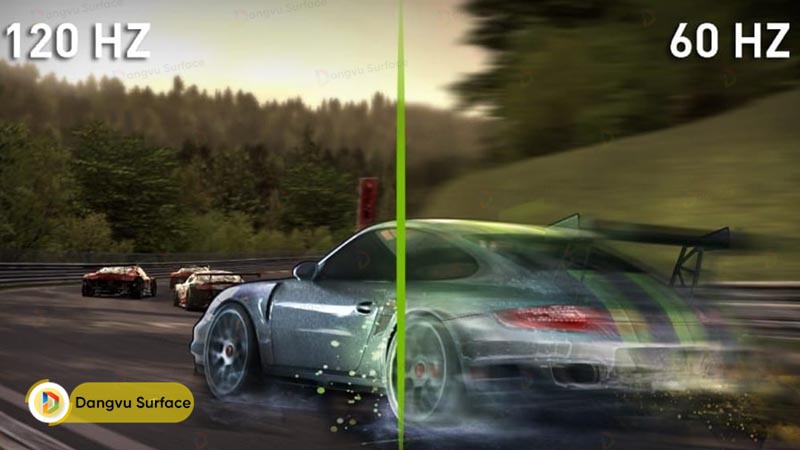Tần số quét 120Hz giúp tăng cao khả năng lướt màn hình