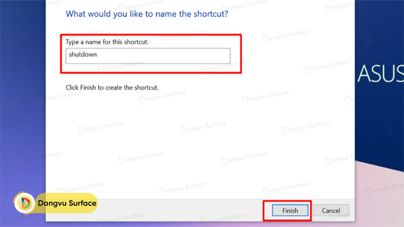 Tắt máy tính nhanh bằng cách tạo phím tắt