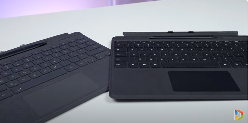 Bàn phím của Type Cover thay thế từ hãng thứ 3 này bấm gõ êm, yên tĩnh, đỡ ồn ào hơn so với phụ kiện bàn phím hãng
