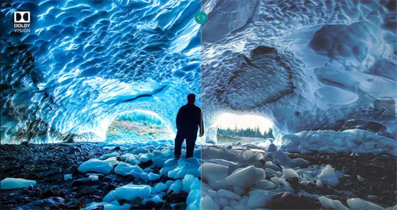 Kết hợp cùng công nghệ Dolby Vision và Adaptive Color mang đến những hình ảnh rực rỡ và sắc nét hơn