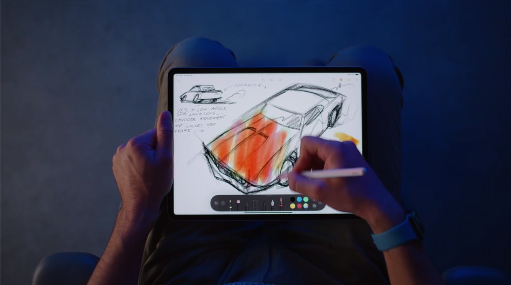 Apple Pencil cho phép ghi chú tiện lợi