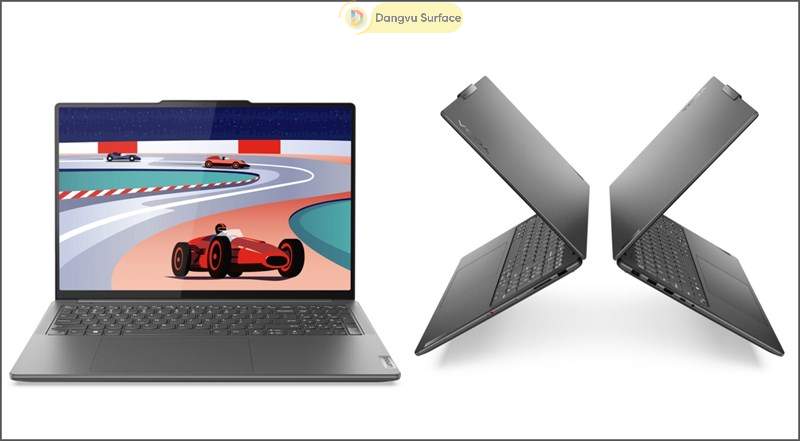 Yoga Pro 9i 2023 thì được hãng Lenovo thiết kế theo form laptop truyền thống