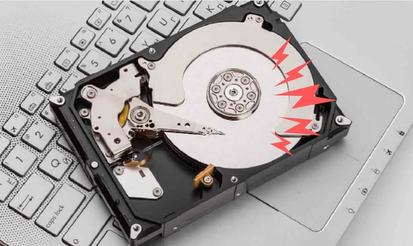 Laptop để lâu không sử dụng gây ra lỗi hoặc hỏng ổ cứng