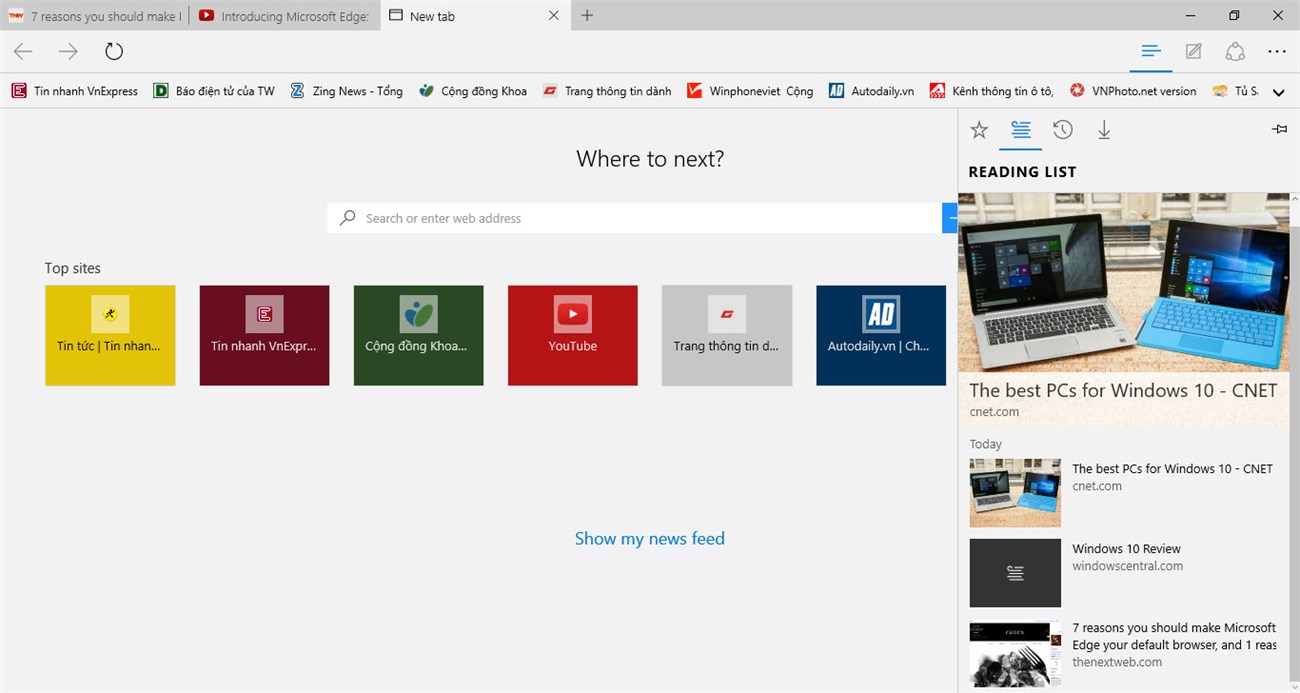 Menu cài đặt ban đầu có thể hơi rối mắt người dùng