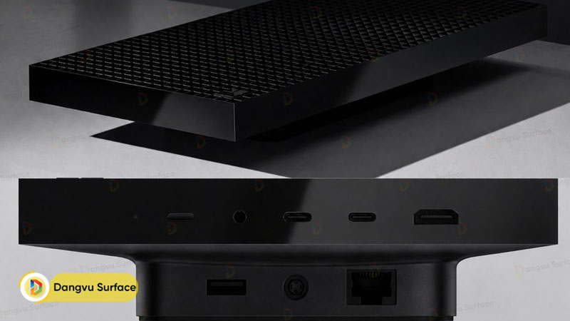 Cổng kết nối của Surface Mini PC hiện đại và khá đầy đủ