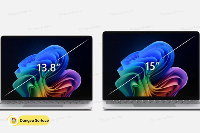 Hai phiên bản kích thước màn hình 13.8 inch và 15 inch