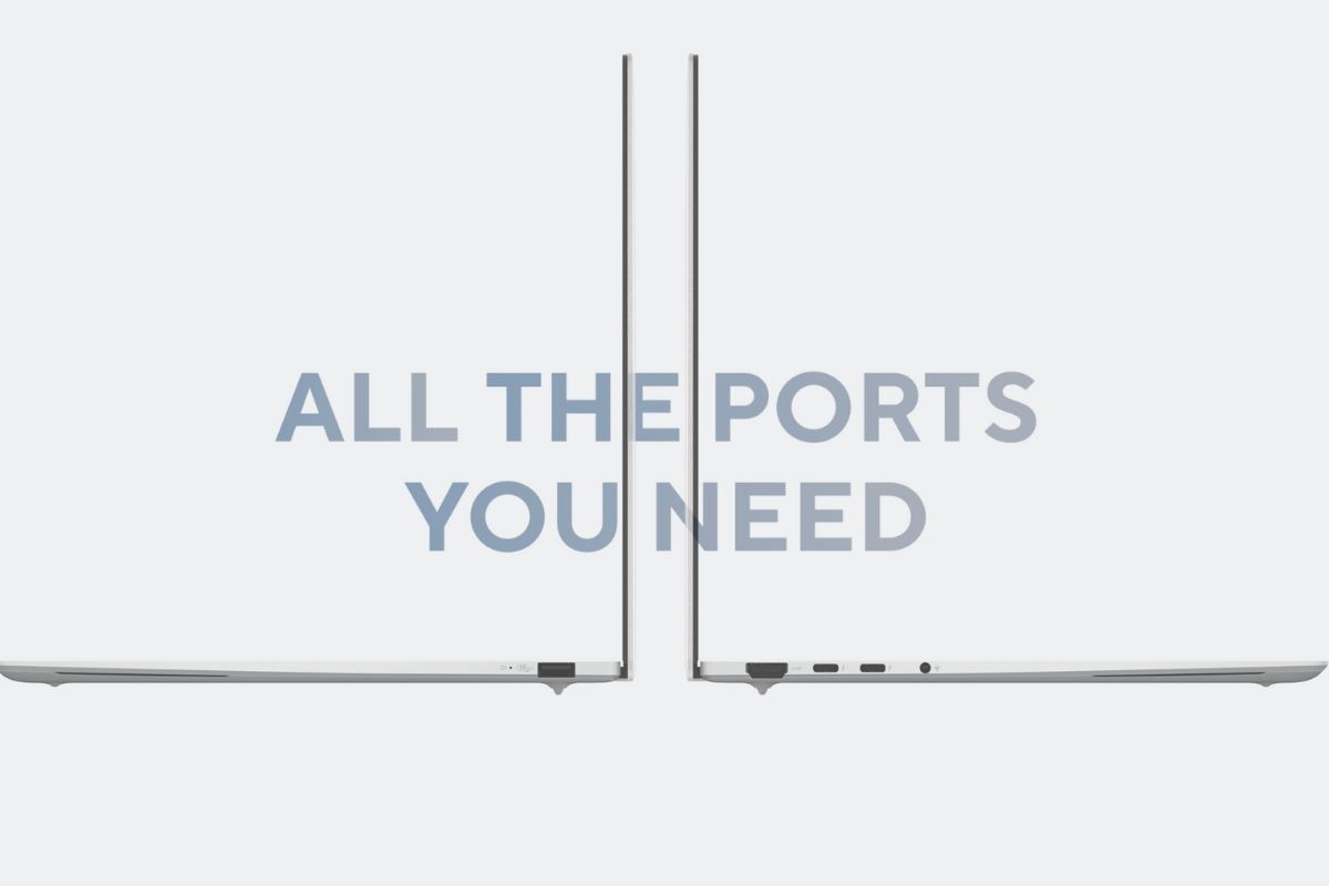 ASUS Zenbook 14 OLED 2025 vẫn được trang bị hệ thống cổng kết nối khá đầy đủ