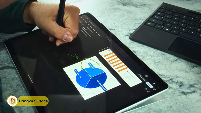 Bút Surface Slim Pen 2 mang đến trải nghiệm viết, vẽ chân thực