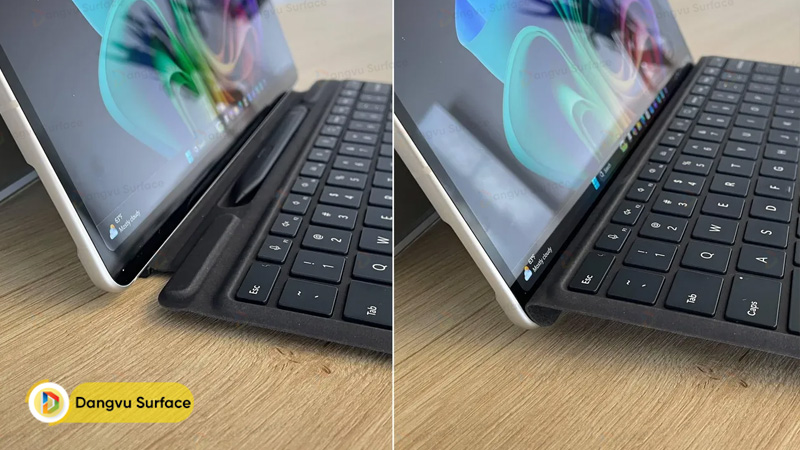 Cất giữ và sạc bút dễ dàng với bàn phím Flex Keyboard