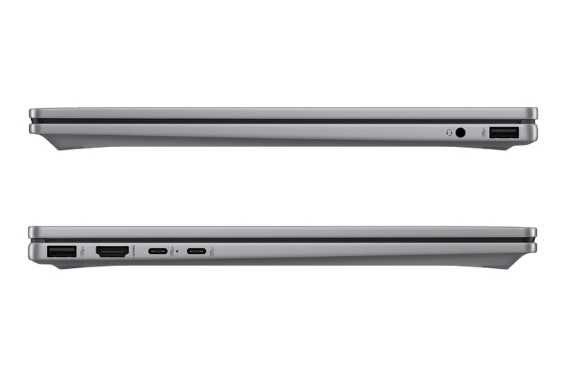 HP OmniBook X Flip 14 vẫn mang lại sự tiện lợi lớn khi trang bị hệ thống cổng kết nối tương đối đầy đủ